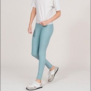Outdoor Voices Blue Green Warmup Leggings 7/8